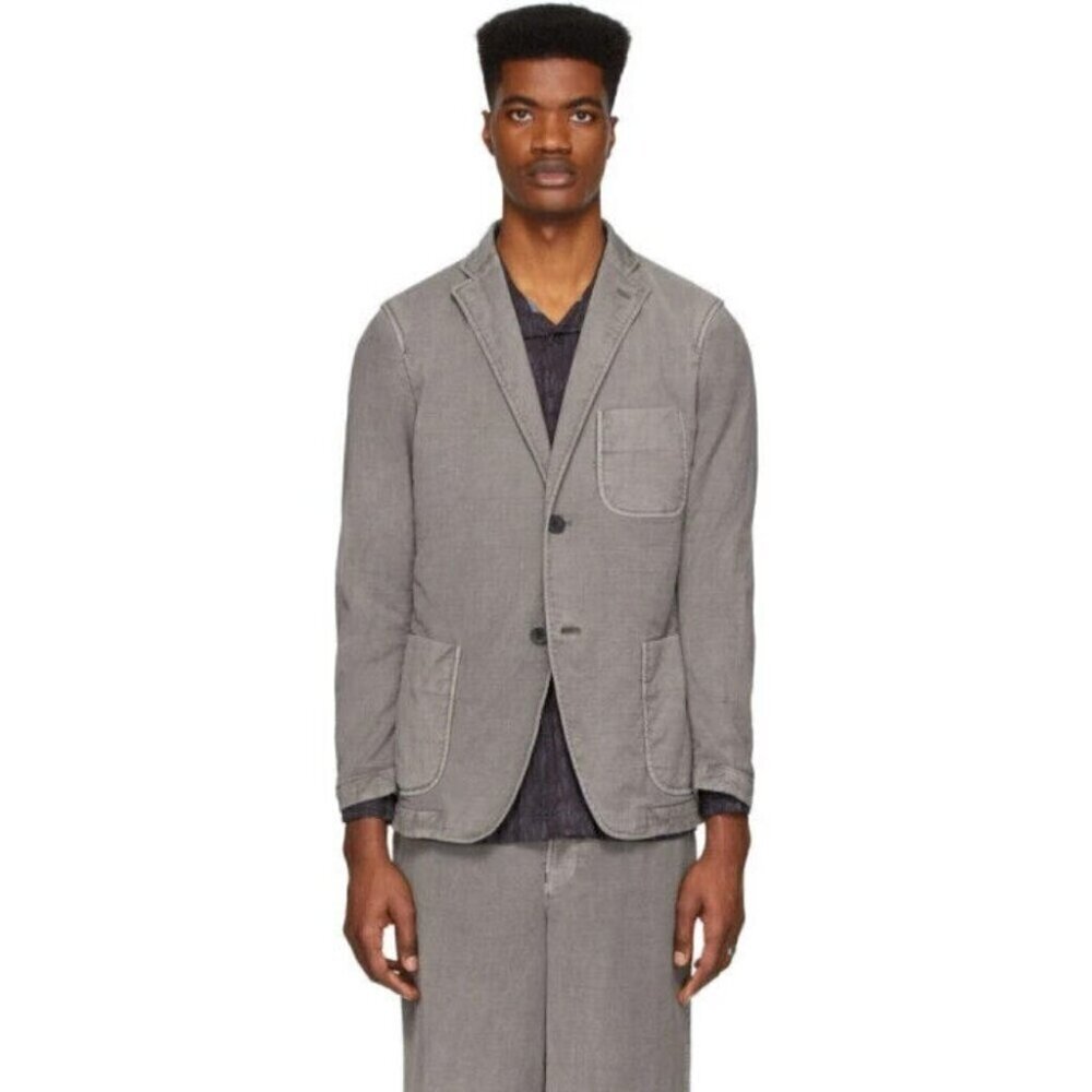 Issey Miyake Men Faded Basic Blazer Size 2 US S Mens Gray